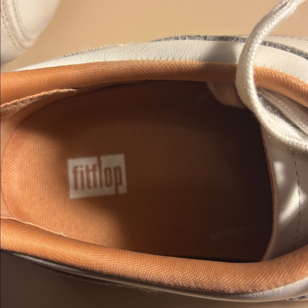 Fitflop White and Tan Casual Shoes - Picture 6 of 8